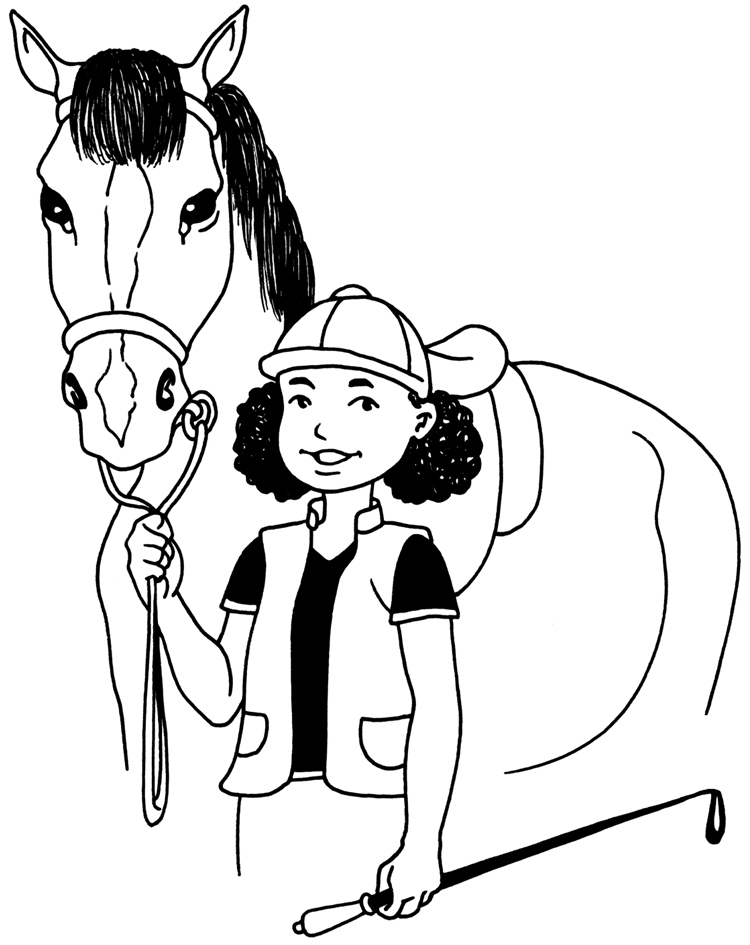 horse and girl